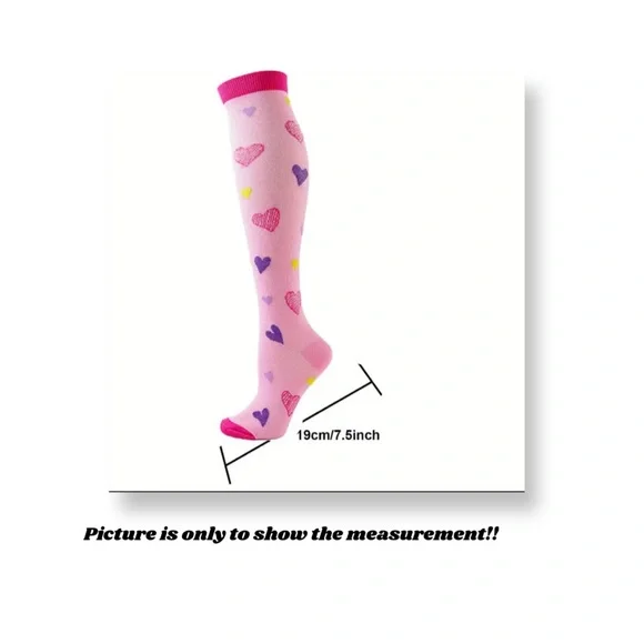 (New in package)12 pack Women’s Colorful Medical-Themed Compression Socks Set - Picture 3 of 3